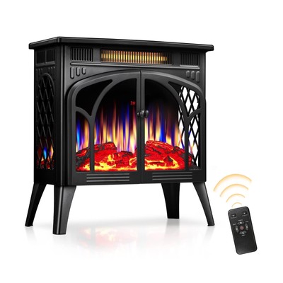 Xbeauty Electric Fireplace-Fireplace Stove with 3D Flame Eff
