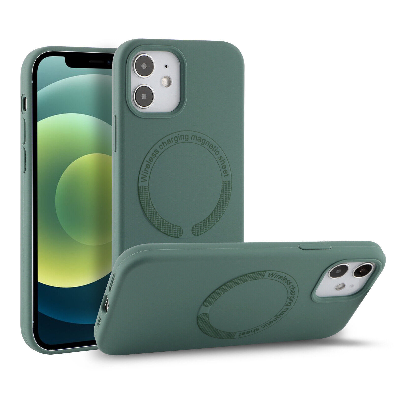 Wireless Charging Magnetic Silicon Case For Apple iPhone 14 Pro Max 14 13 12 11 eBay