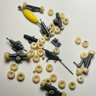 Tech Deck Skateboard Box With Parts Wheels Tools Trucks Repair Part Misc