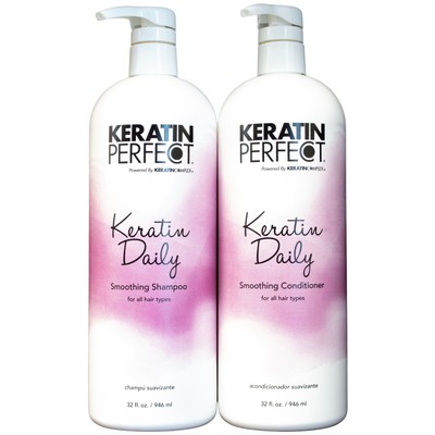 Keratin Perfect Keratin Daily Shampoo & Conditioner 32 oz Duo