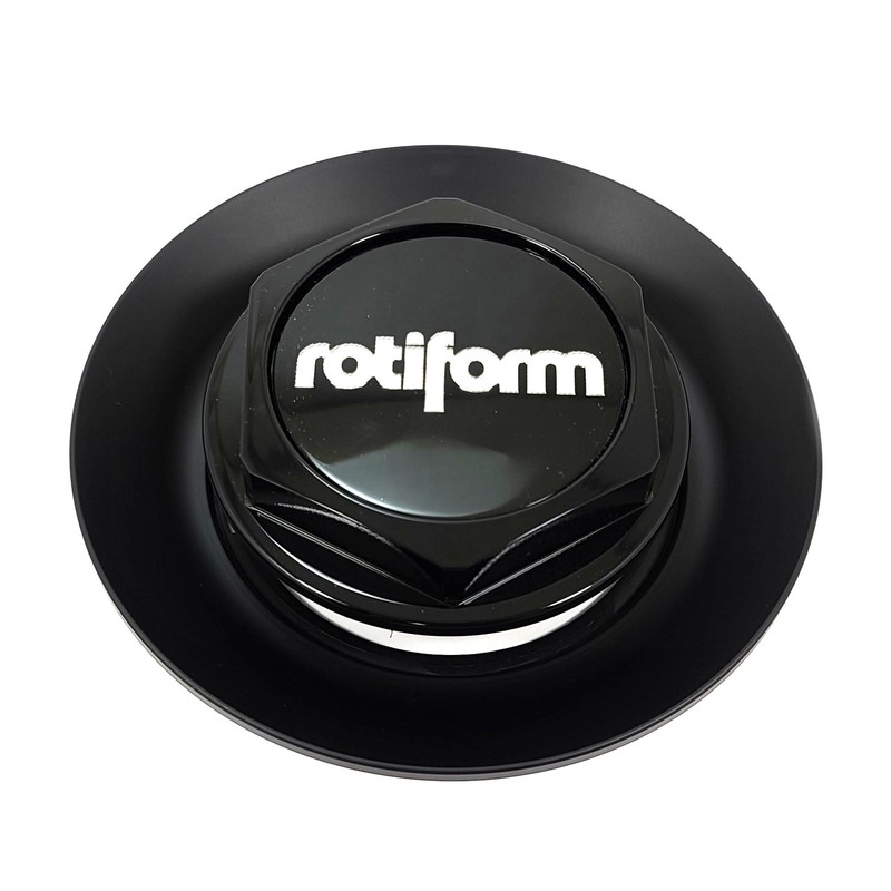 Rotiforms Black Center Cap 3-1/8