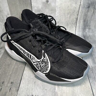 Nike Mens Zoom Freak 2 Giannis CK5424-001 Black White Basketball Shoes Size 10