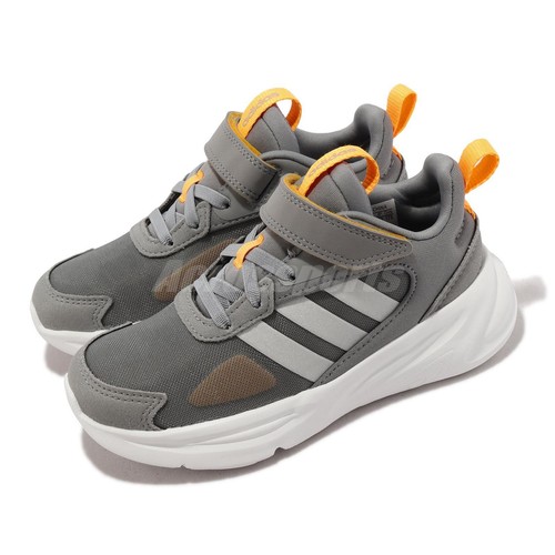 

Adidas Ozelle EL K Серый, серебристый, солнечно-золотой, детский ремешок для дошкольного бега H03804, Ozelle El K