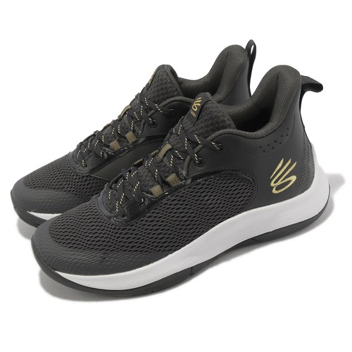 Мужские баскетбольные кроссовки Under Armour 3Z6 UA Curry Black Gold White 3025090-102