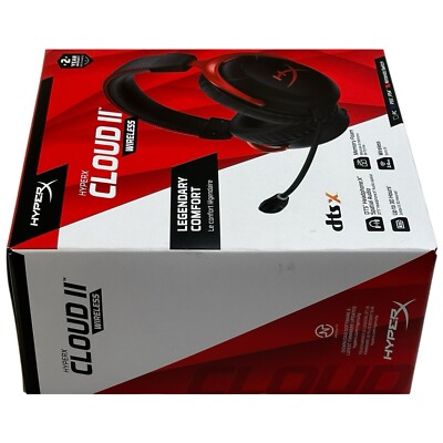 HyperX Cloud II Core Wireless Gaming Headset - PC PS5 PS4 Switch (OPEN BOX)