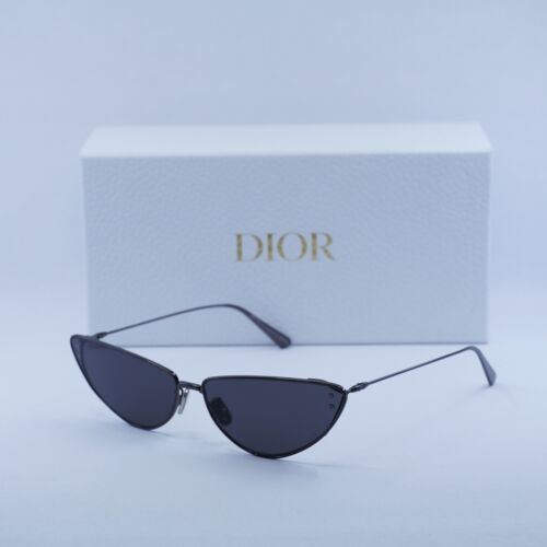 Pre-owned Dior Miss B1u H4a0 Gunmetal/grey 63-14-135 Sunglasses Authentic In Gray