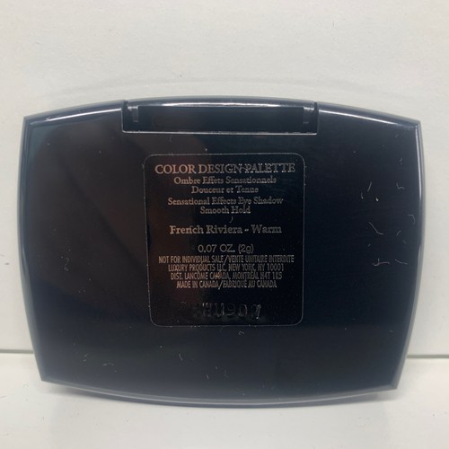 Lancome Color Design Palette EyeShadow French Riviera Warm Travel Size 2g
