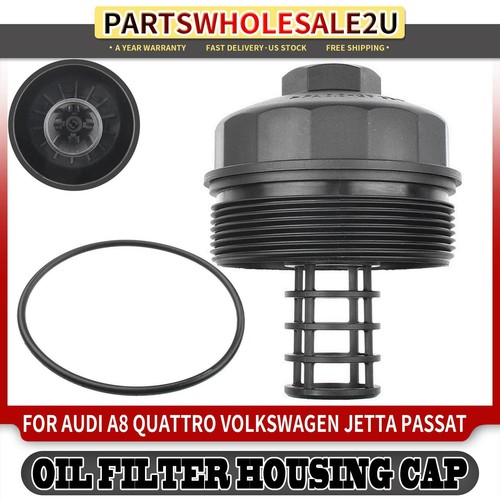Filter Housing Cover For Audi A8 Quattro Q7 S8 Vw Golf Jetta Passat Porsche