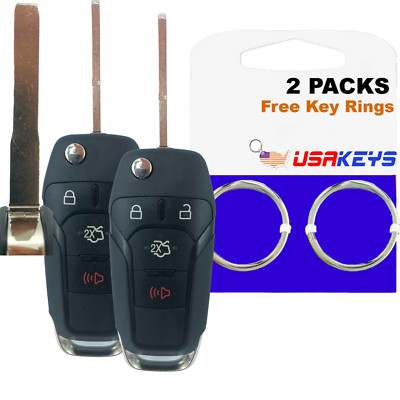 2 NEW 2013 2014 2015 Ford Fusion  Remote Flip Key Fob FCC ID: N5F-A08TAA 128 BIT