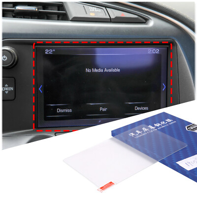 Center Console Navigation Screen Tempered Film Protector For Corvette C7 2014-19