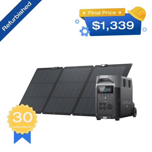 EcoFlow DELTA Pro 3,600Wh 未開封・未使用品 EcoFlow DELTA Pro 3600Wh Solar Portable Power Station