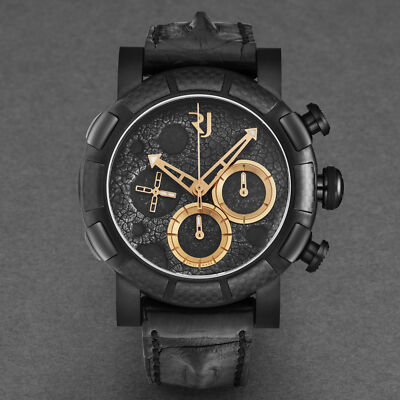 Pre-owned Romain Jerome Men's 'moon Dust-dna' Chronograph Automatic Watch Rjmdch.103.20