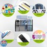 YINGHUA Strong Magnetic Pen Holder for Whiteboard and Refrigerator 3 Compartments Metal Mesh Organizer Space Saving Shelf for Office School Home and Locker - Black