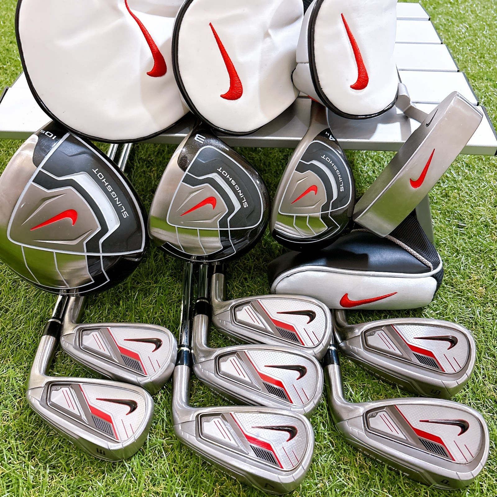NIKE SLINGSHOT Men's Golf Club Set 11pcs UNIFlex Right