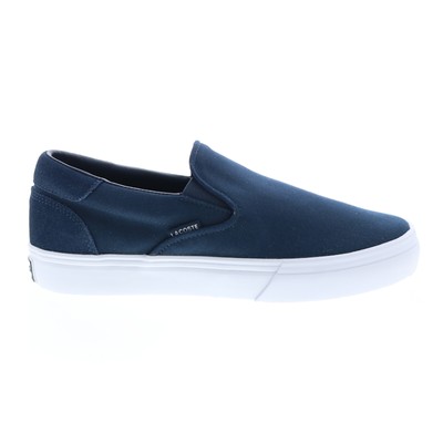 Lacoste Jump Serve Slip 07221 Cma Мужские Синие Холстовые Кроссовки Lifestyle Обувь 9.5