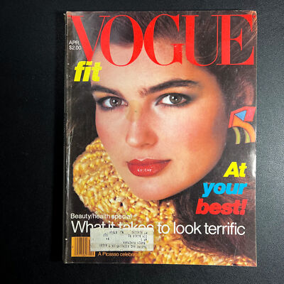Vintage Vogue US Magazine April 1980 GIA 320 Pages 80s Fashion 