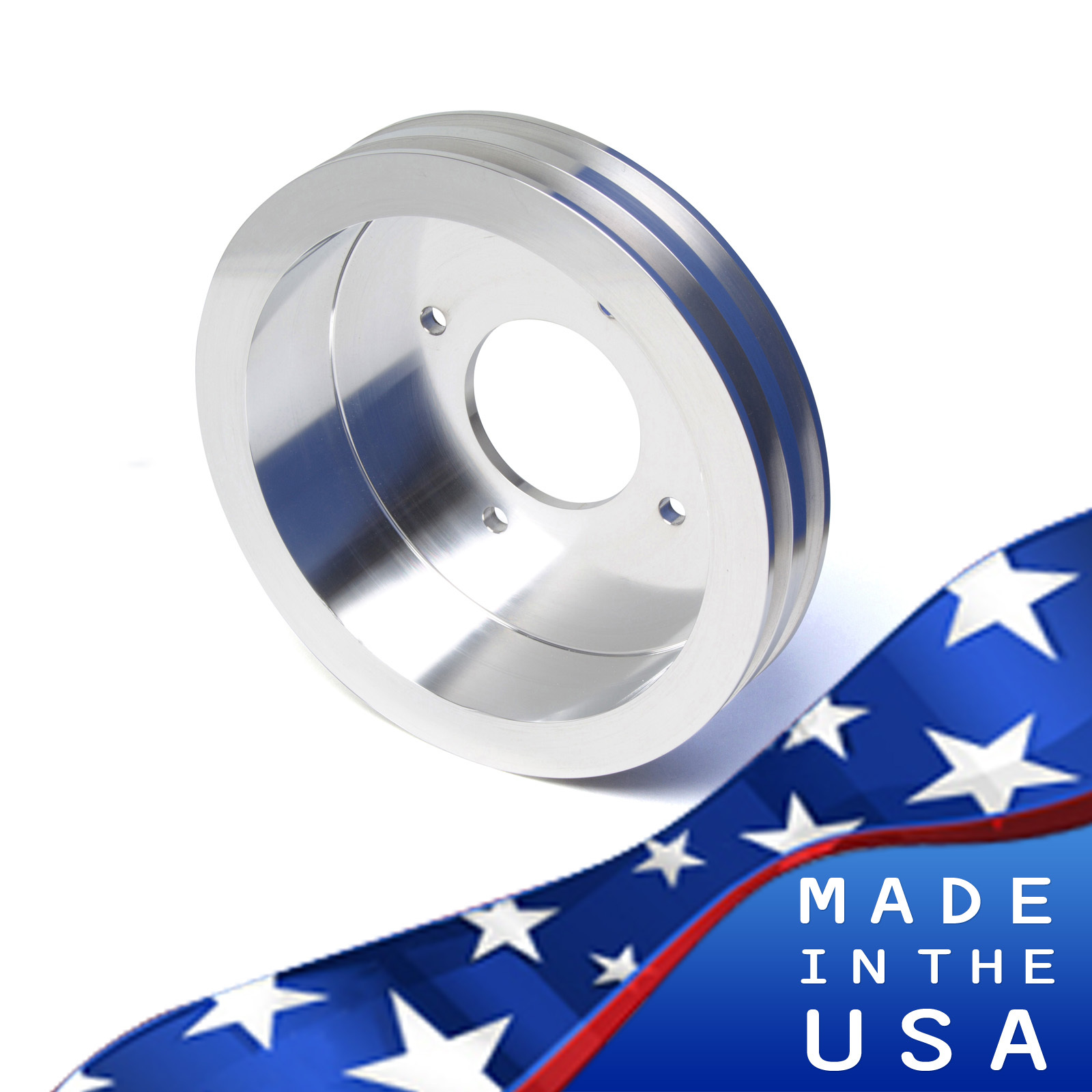 Pontiac High Flow 2V Crankshaft Pulley 350 400 428 455
