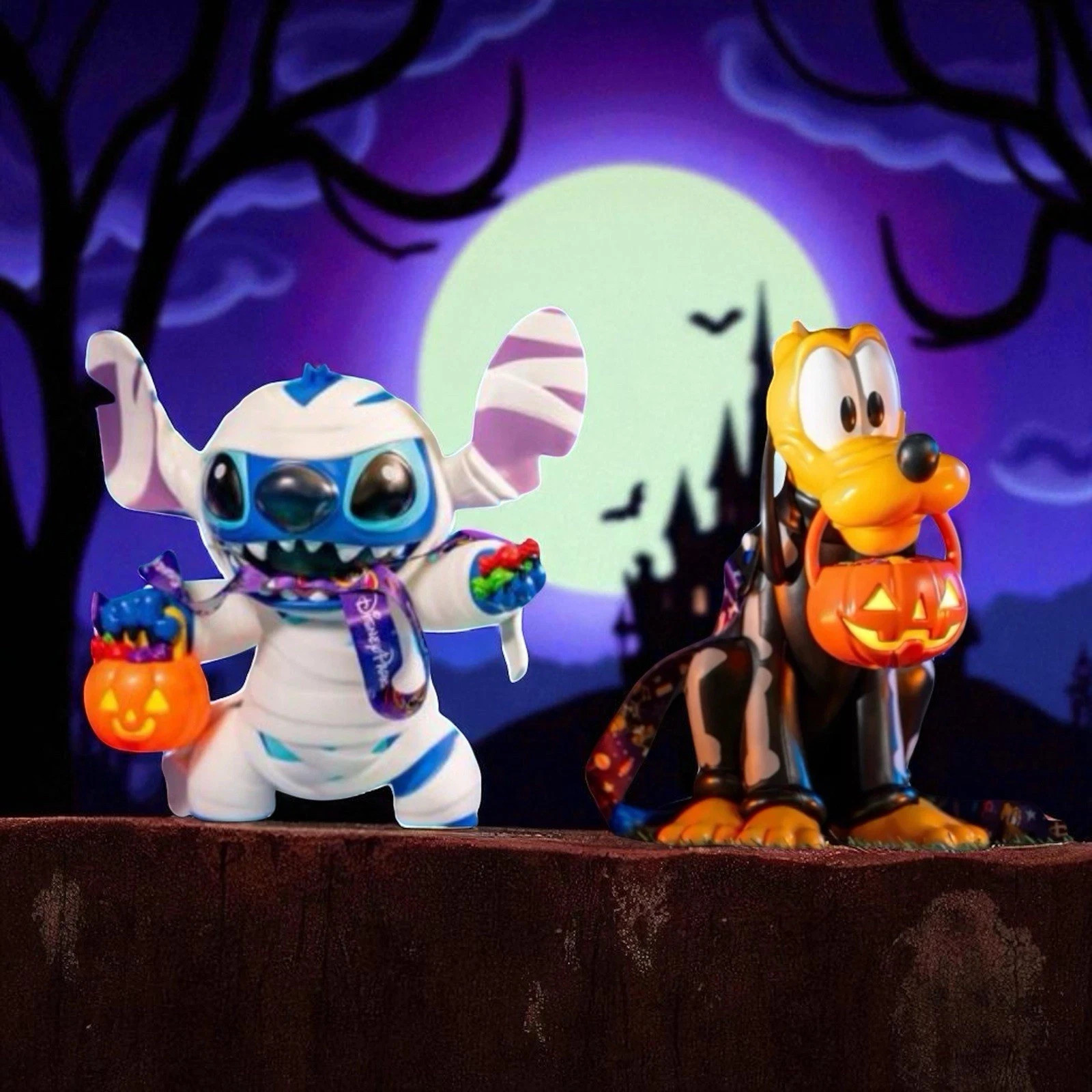 ミッキー Disney Halloween 2025 Disneyland Stitch Mummy & Skeleton
