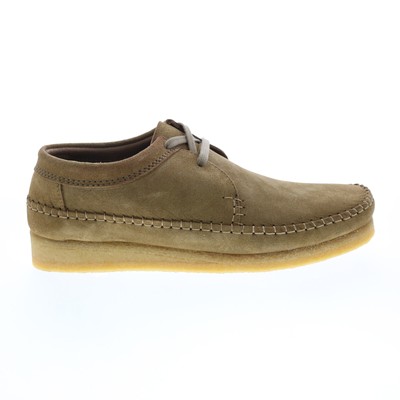 

Clarks Weaver 26166518 Мужские Зеленые Замшевые Оксфорды На Шнуровке Повседневная Обувь, Зеленый, Clarks Weaver