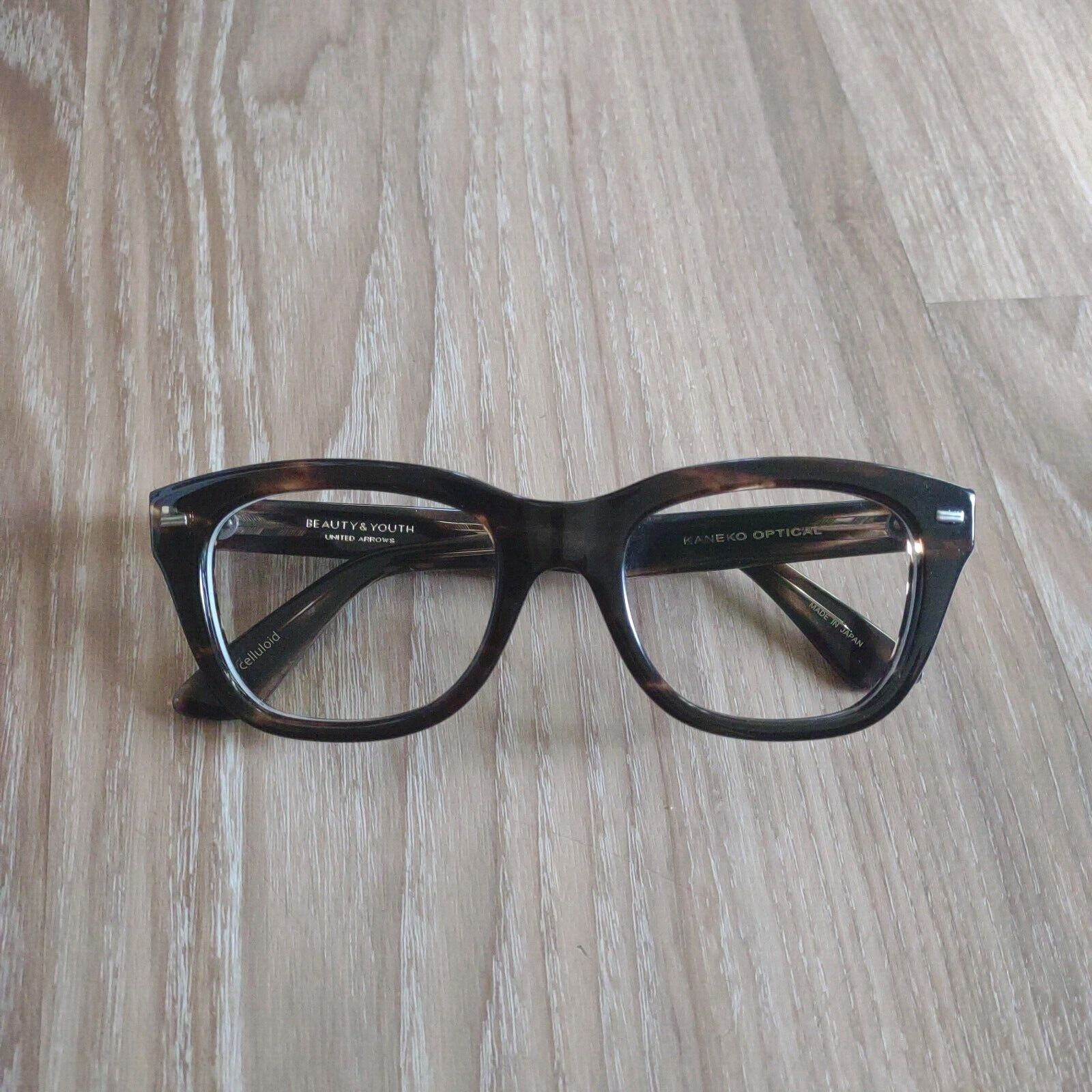 Kaneko Optical x United Arrows Celluloid Eyeglasses Made in Kaneko Optical x United Arrows Celluloid Eyeglasses Made in