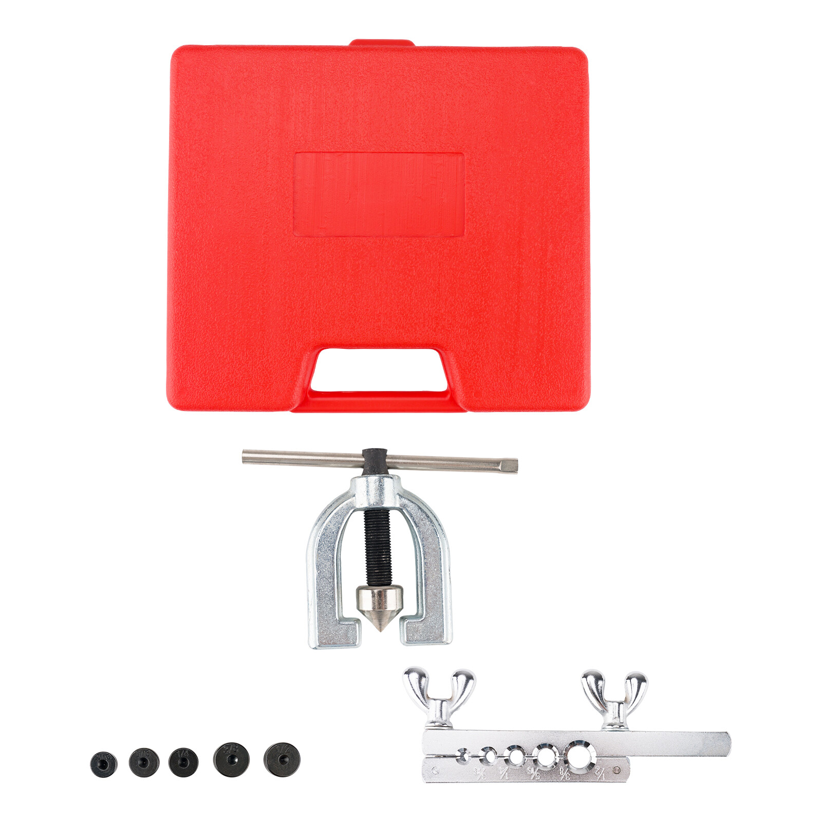 Tool Kit Tubing For Double Flaring Brake Line Car Truck Tool w/ Mini Pipe Cutter