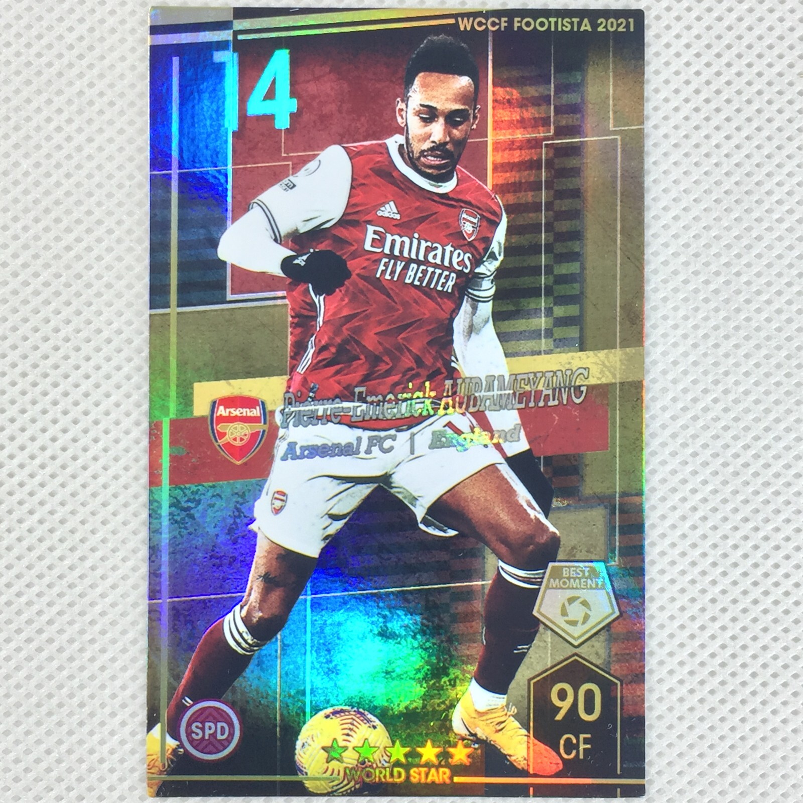 Panini WCCF FOOTISTA 2021 Pierre-Emerick Aubameyang Arsenal