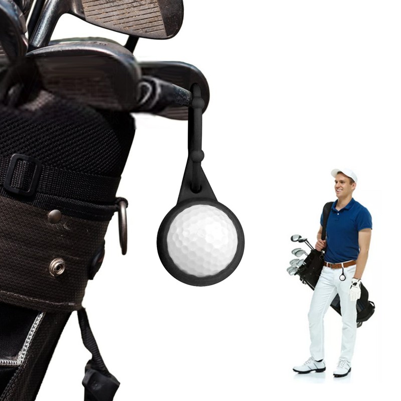 Holder Silicone Golf Bag Sleeve Balls Carrier Adjustable Golf Bags