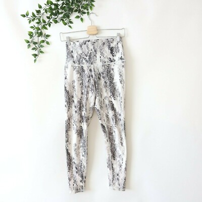 Evolution and Creation Women's The Brianna Legging Gray Snake Skin S Small 