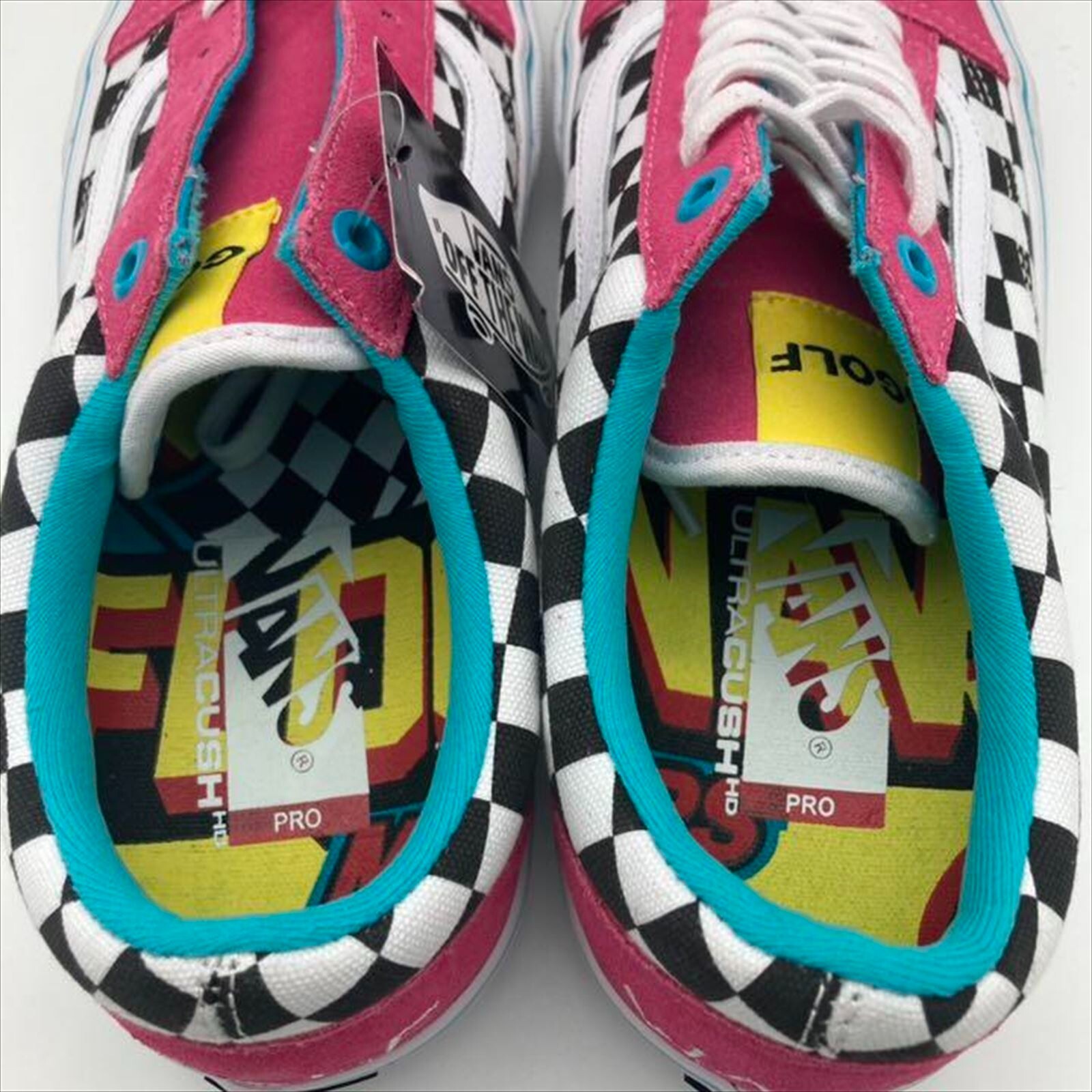 Pre-owned Vans X Golf Wang Old Skool Pro Sneaker Blue Pink White Size 9 Japan