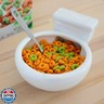 KwirkWorks Toilet Shaped Bowl for snacks, pet food dish, cereal, water, ramen - 7 inches