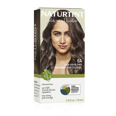 Naturtint - Permanent Hair Color -  6A Dark Ash Blonde - 5.75 Oz (Pack of 1)