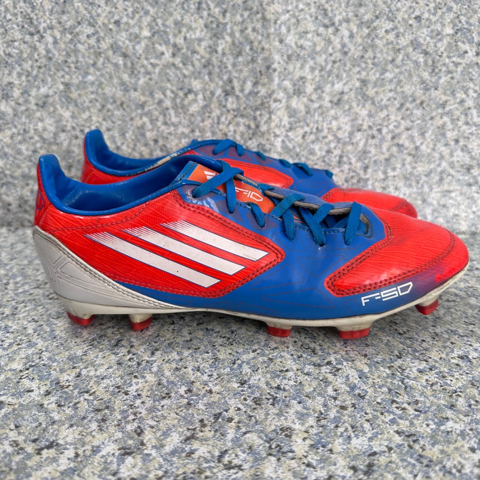 Adidas F50 Adizero Soccer Cleats Mens 6 Orange Blue Low Adidas F50 Adizero Soccer Cleats Mens 6 Orange Blue Low