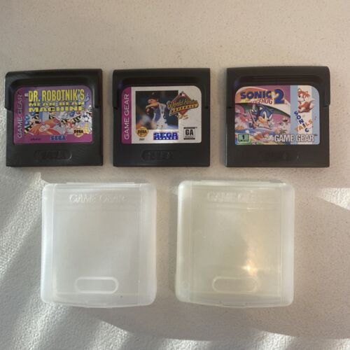 Dr Robotnik's Mean Bean Machine, Baseball, Sonic 2 All Tested 2 Cases