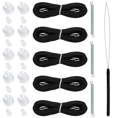 RV Pleated Shade Repair Kit with Wire Restring Tool Camper Window Shades Blinds