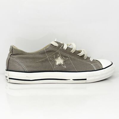 

Converse Womens One Star 503653FT Серые повседневные кроссовки, размер 8,5, Серый, One Star