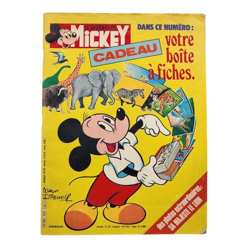 【激レア】ディズニー　戦前マガジン本物　LE JOURNAL DE MICKEY Le Journal De Mickey Cadeau Vintage 1959 French Walt Disney