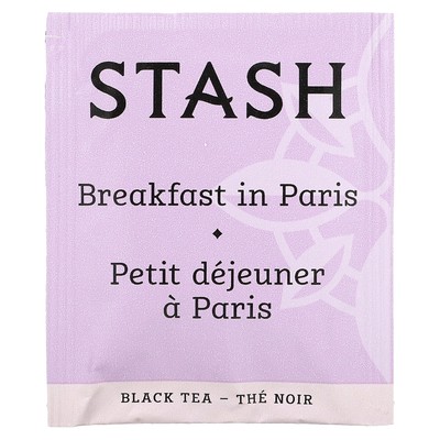 Black Tea, Breakfast in Paris, 18 Tea Bags, 1.2 oz (36 g)