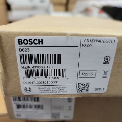 Radionics Bosch D623 LCD keypad. NIB!!