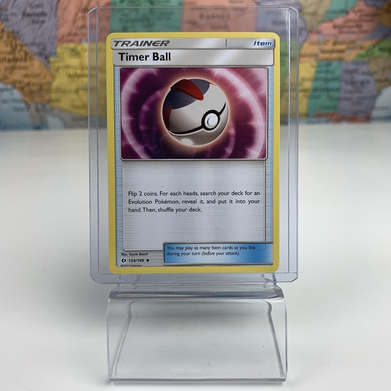 Toys Hobbies 4x Timer Ball 134 149 Sun Moon Trainer Nm Mint Pokemon Cards Playset Thundercanyonbrewery