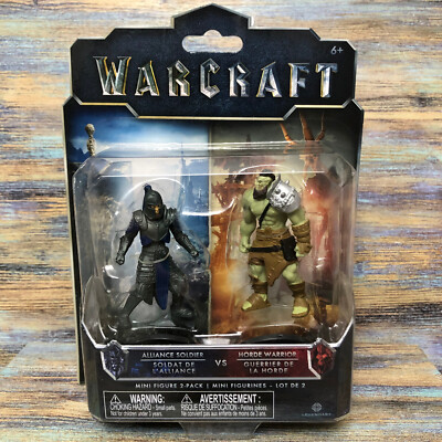 World of Warcraft Alliance Soldiers Warriors 2Pk Small Figure Jakks Pacific Pick