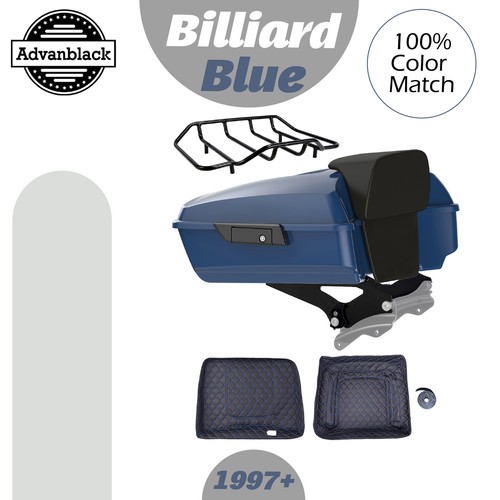 Advanblack Billiard Blue Chopped Tour Pack Black Liner For