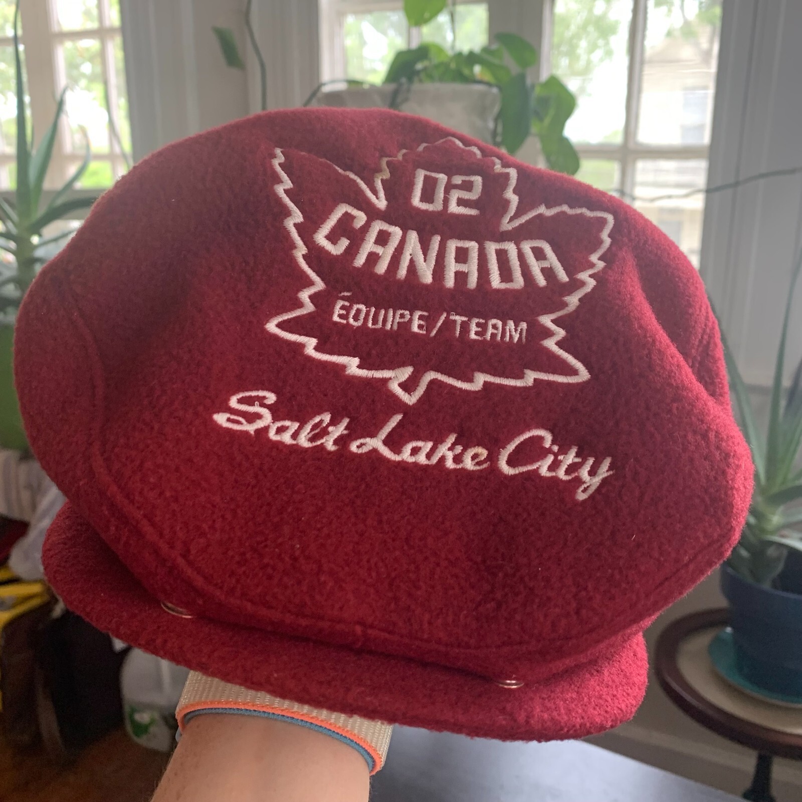 1998 Canada Roots Olympics Fleece Hat. Medium. Nagano Newsboy Hat. EUC Cap のeBay公認海外通販｜セカイモン