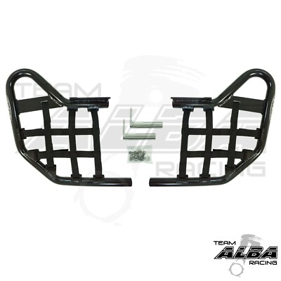 Yamaha Raptor 250 125  Nerf Bars  Alba Racing  Black bar Black net    192 T1 BB