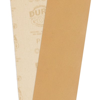 Dura-Gold 800 Grit Gold Longboard Sandpaper Roll 2-3/4" Wide, 12yds, Hook & Loop