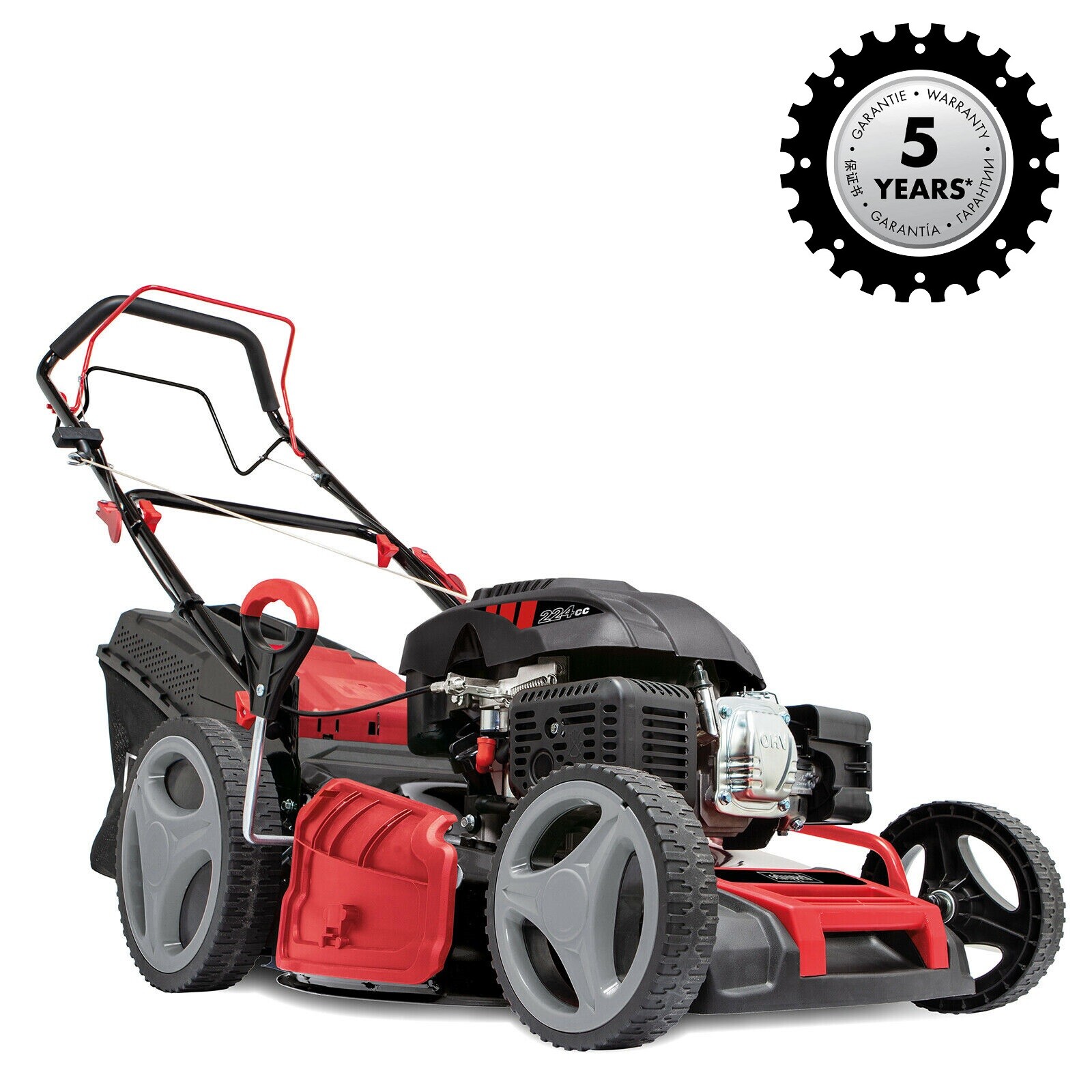 Benzin Rasenmäher MS225-53 Scheppach 7PS 53cm Schnittbreite mit Radantrieb 