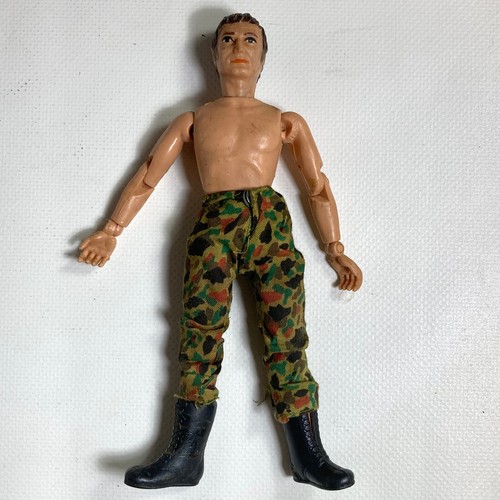 VTG MEGO Action Jackson Figure Camouflage Pants Combat Boots Toy 1971 Hong Kong