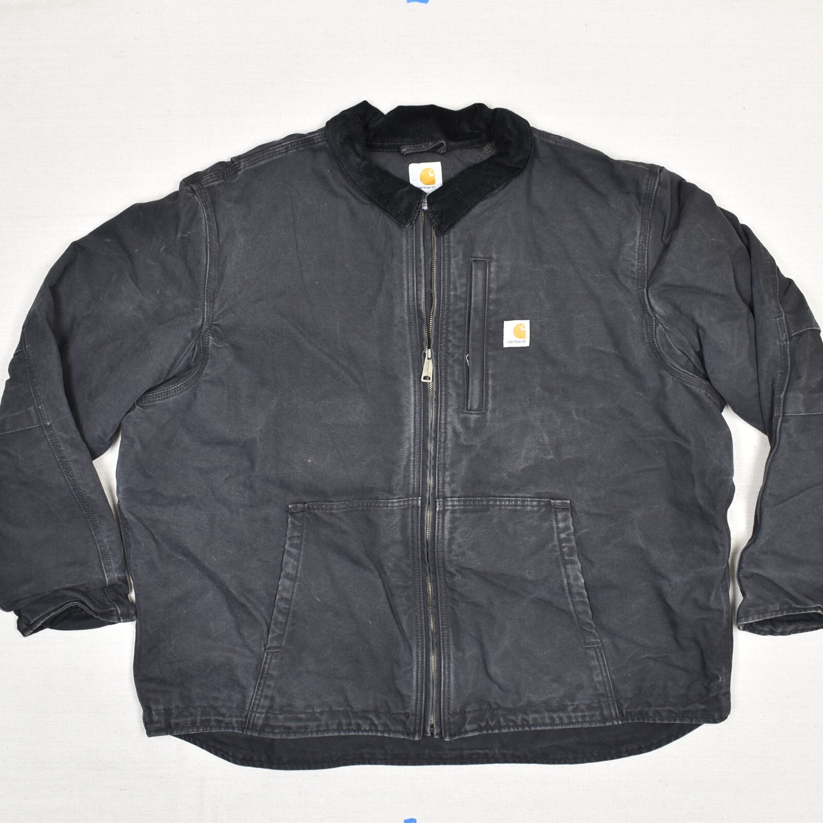 Carhartt ダークグレー ジャケット CARHARTT J293DKG TWILL WORK JACKET QUILTED LINEN INNER DARK GREY