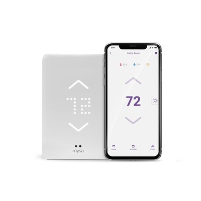 Mysa Smart Thermostat for Electric Baseboard Heaters 240V | Easy Install | Us...
