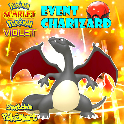   Shiny Charizard Event Max IVs EVs With Ribbons  Battle Ready Scarlet Violet  