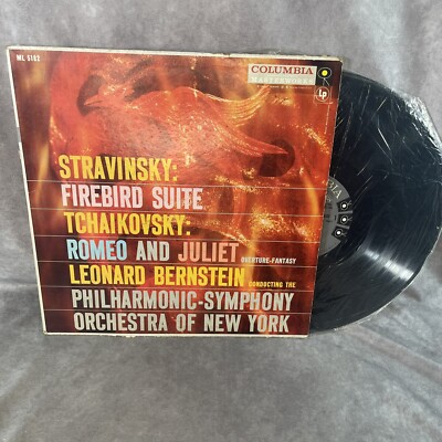 STRAVINSKY Firebird & TCHAIKOVSKY- LEONARD BERNSTEIN - COLUMBIA ST LP